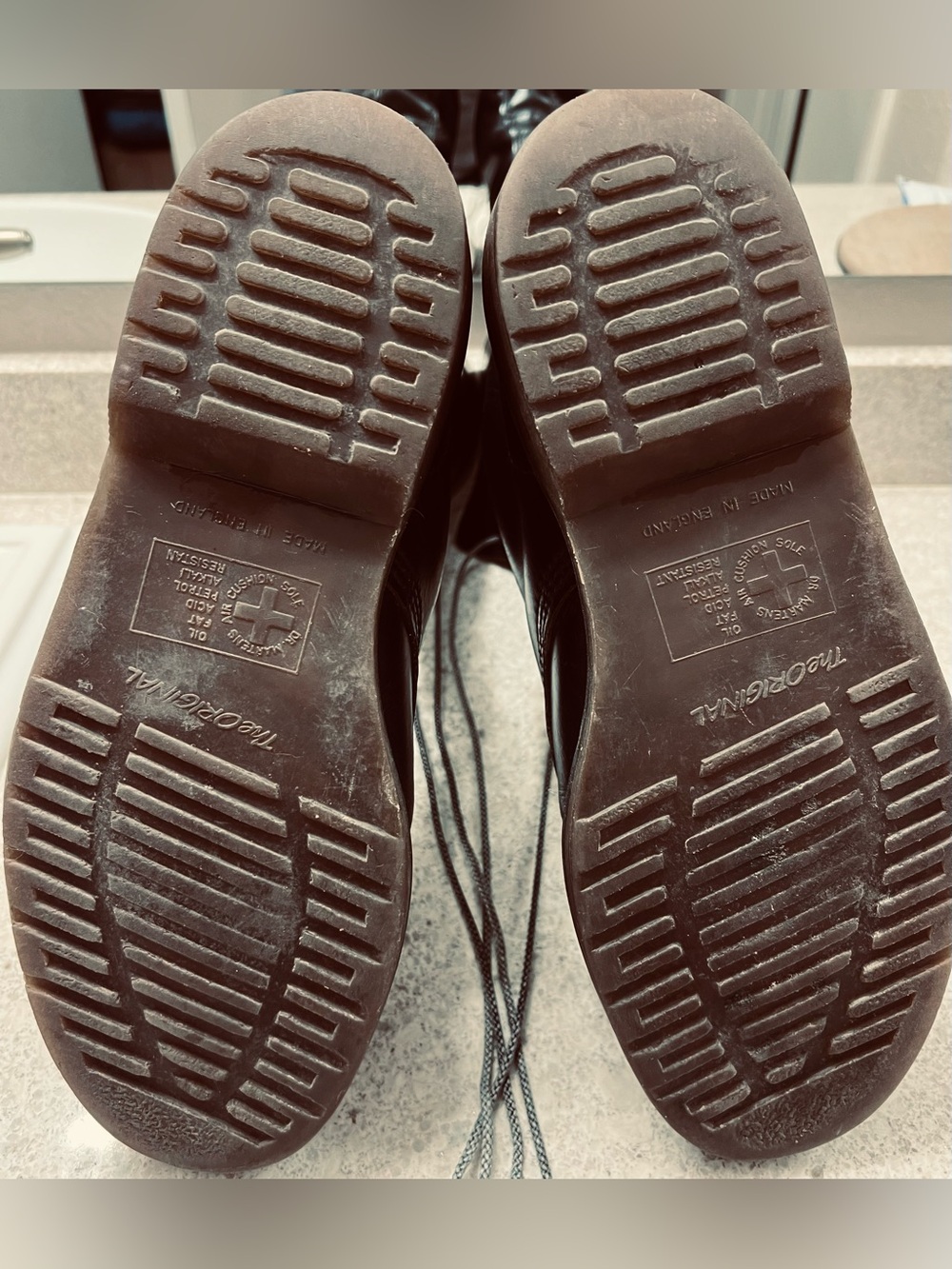 Dr. Martens 🔥EXCEPTING OFFERS🔥 Black Leather 1914 Boots MADE IN ENGLAND MIE US-9 - Picture 7 of 8